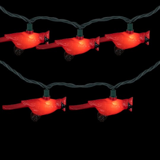 Cardinal Indoor & Outdoor Patio Light with Green Wire Set